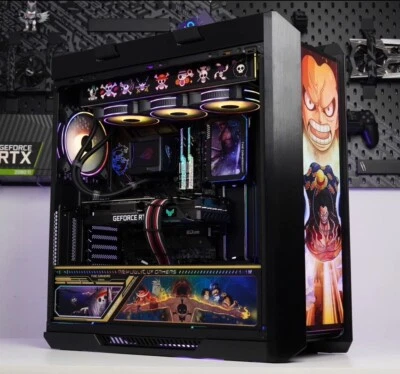 Placa de luz tema ASUS Rog STRIX Helios Gundam edição limitada RGB CS GO sem estojo - Imagem 1 de 4