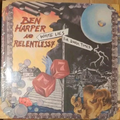 BEN HARPER AND RELENTLSS7: WHITE LIES FOR DARK TIMES VINYL RECORD ALBUM LP 180gr - Image 1 of 4