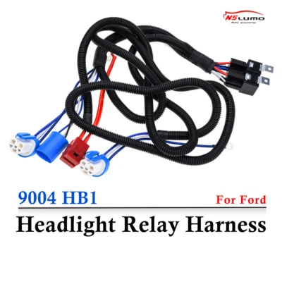 HB1 Headlight 9004 Relay Heavy Duty Harness For 1986-1994 Ford - Headlight fix - Image 1 of 4