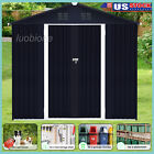 New Listing10'x8' Storage Outdoor Shed Garden Metal Shed Backyard Tool House Lockable