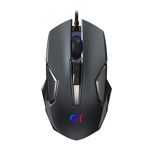 Wired RGB Gaming Mouse 4-Color Backlight Ergonomic Optical Mouse for PC - Picture 1 of 8