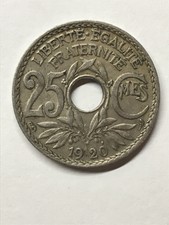 France 25 Centimes 1920 KM# 867a
