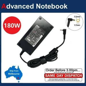 Original Genuine Adapter Charger for ACER Nitro 5 AN515-52 19.5v 9.23a 180W - Picture 1 of 2