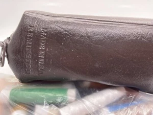 Remington Sewing Kit With Leather Case, All In 1 Essential Sewing Kit 32 Spools - Picture 1 of 4
