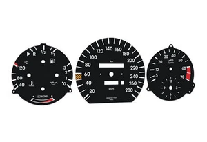 Tachoscheibe Gauge Tachometer für Mercedes-Benz W201 MPH to km/h - Bild 1 von 7