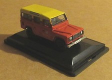 OXFORD DIECAST LAND ROVER DEFENDER STATION WAGON LONDON FIRE BRIGADE 1:76 SCALE