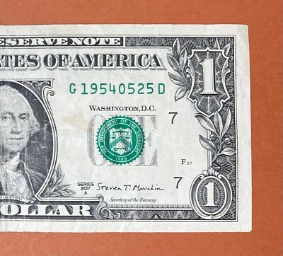 1954 May 25 (C 19540525 D) Birthday Note $1 One Dollar Bill - Image 1 of 3