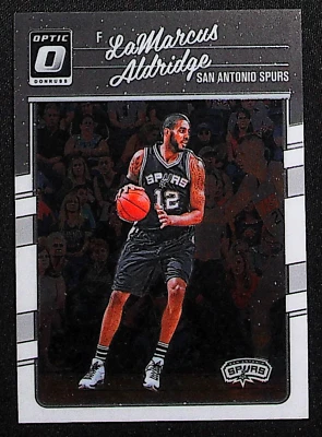 2016-17 Panini Donruss Optic LaMarcus Aldridge #115 Prizm San Antonio Spurs - Image 1 of 2
