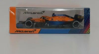 MODELLINO AUTO SCALA 1:43 SPARK FORMULA 1 MCLAREN RICCIARDO GP 2021 F1 DIE CAST - Immagine 1 di 4