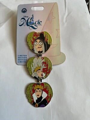 Prendedor Disney Reina Malvada Magic Hap-Pins Transformaciones Mágicas LE 500 ENVÍO GRATUITO Foto 1 de 3