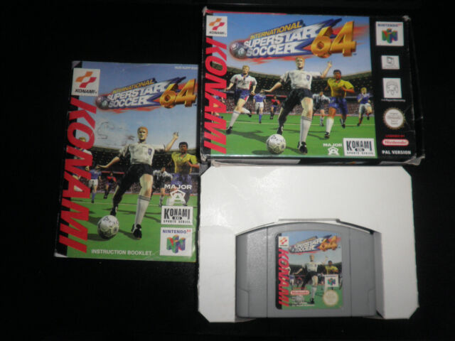 Nintendo 64 International Superstar Soccer 64 ISS 64 Box -  Hong Kong