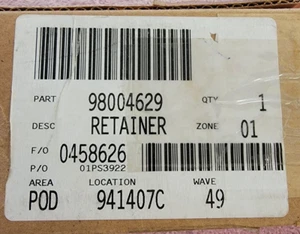 BRAND NEW Whirlpool Range Glass Retainer 98004629 (OEM12516174 PS404273) - Picture 1 of 3