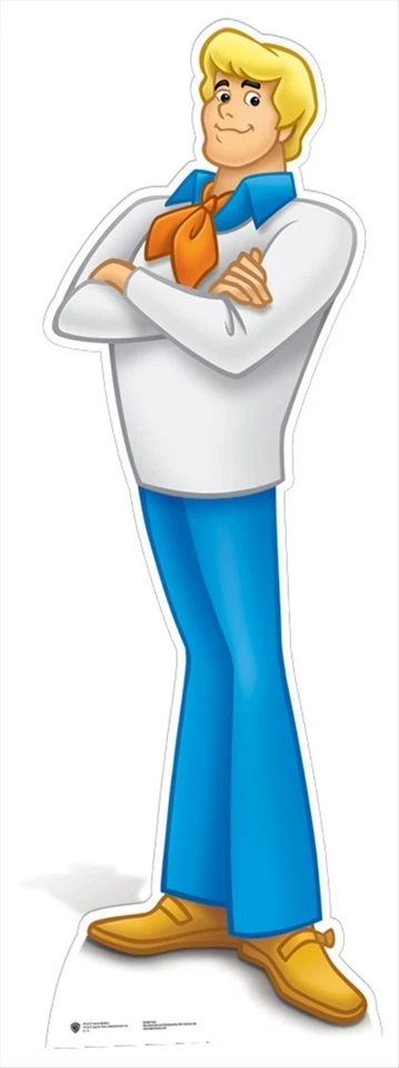 Fred Scooby-Doo Lifesize CARDBOARD CUTOUT standee standup cartoon Freddy kids Foto 1 de 1