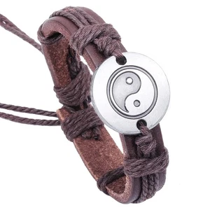 Unisex Armband im Ethno Stil mit Legierung Beschichtung und Tao Gravur - Bild 1 von 6