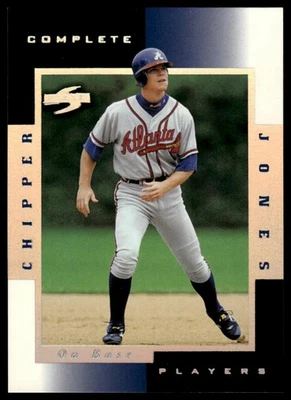 1998 Score Rookie & Traded #9C Chipper Jones Complete Players - Image 1 of 2