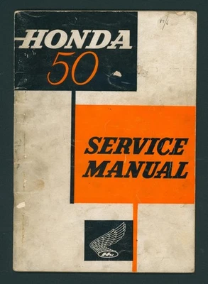Honda (59-66) OHV 50 C100 C102 C110 C110D Factory Shop Manual Repair Book FX06 - Image 1 of 4