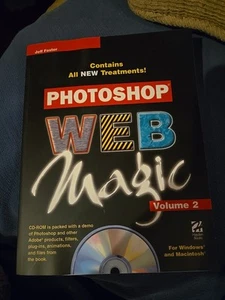 Photoshop Web Magic Vol. 2 von Jeff Foster (1997, Taschenbuch) mit CD-ROM - Bild 1 von 4