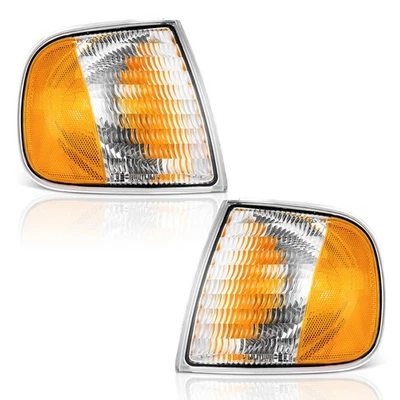 Turn Signal Lights For 1997-2003 Ford F150 F250 Expedition Corner Lamps, Used Foto 1 de 4