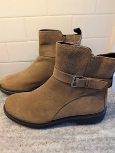 ECCO Metropole Amsterdam Leather Waterproof Boot In Camel Size EU 39, 8.5 BNWT - Picture 1 of 9