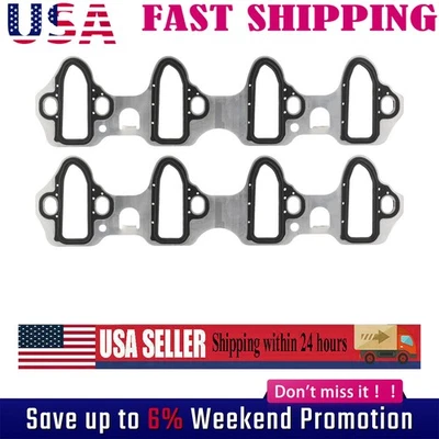 Intake Manifold Gasket Set Fit MGT MS98016T Chevrolet GMC LS 5.3L 4.8L 6.0L 6.2L - Изображение 1 из 4