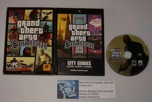 Grand Theft Auto: San Andreas 2nd Edition (PC, 2005) with Map & City Guides Book - Picture 1 of 3