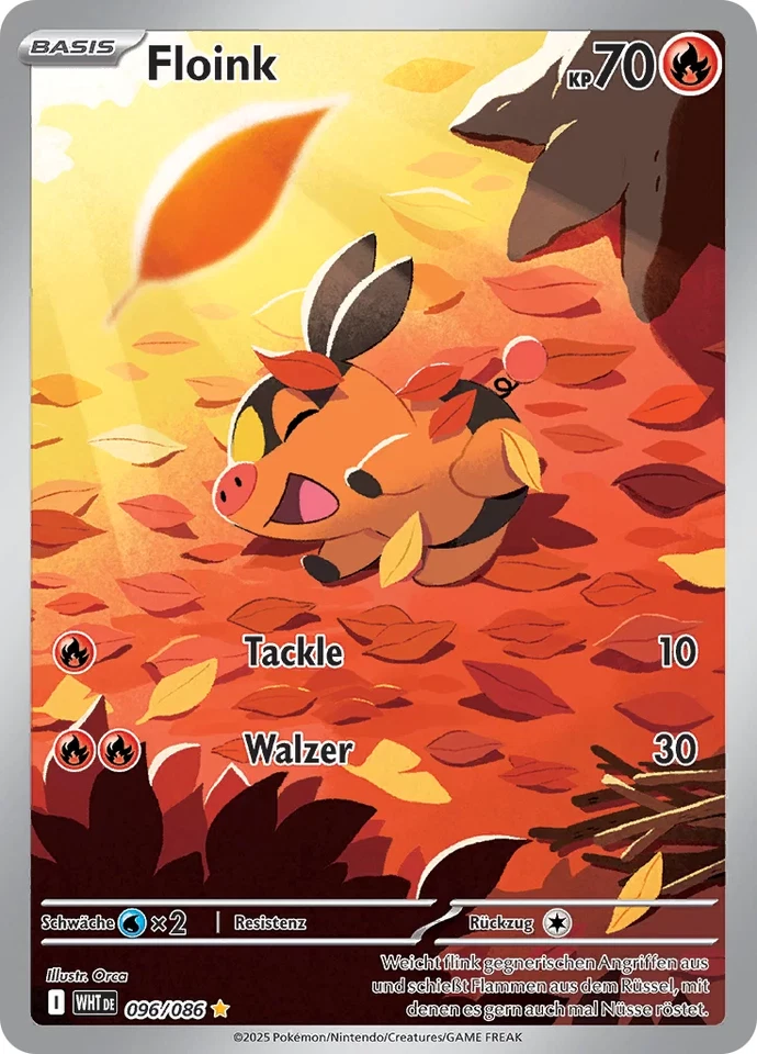 Pokemon Weiße Flammen Floink 096/086 Near Mint deutsch - Bild 1 von 1