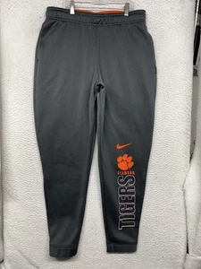 Clemson Tigers Pants Mens Large Gray NCAA College Football Nike Dri-FIT Joggers - Picture 1 of 14