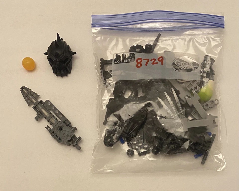 Lego Bionicle 8729 Toa Inika Nuparu Figura Completa 1 Esfera Zamor PLS LEER Foto 1 de 3