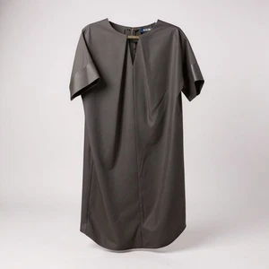 Brooks Brothers Black Shift Dress Woven In Italy Size 8 $268 - Picture 1 of 9