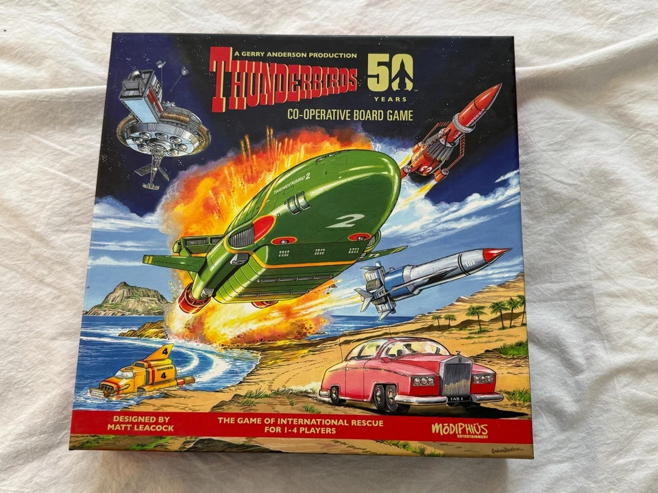 Modiphius Thunderbirds 50 Años Juego de Mesa Cooperativo Usado Una Vez Completo Casi Nuevo Foto 1 de 4