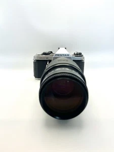 Pentax ME Super SLR Film Camera W/ Sigma Auto Focus Zoom Lense - Not Winding - Picture 1 of 11