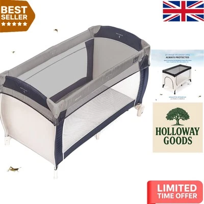Fine Mesh Mosquito Net for Travel Cot - Superior Insect Protection in Grey - Image 1 of 4