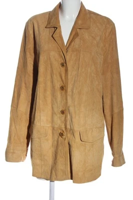 INGA BARTH Abrigo de cuero Mujeres Abrigo Talla EU 40 naranja claro look casual - Imagen 1 de 4