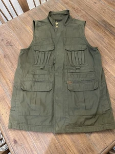 GUIDE SERIES Green mesh Hunting Fishing Vest Men's Medium Safari Hunter - Picture 1 of 11