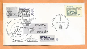 PIONEER TO LEAVE SOLAR SYSTEM JUN 14,1983 CANBERRA SPACE VOYAGE COVER - Picture 1 of 1