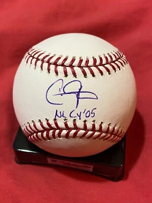 CHRIS CARPENTER AUTOGRAFIADO FIRMADO BÉISBOL DE LAS GRANDES LIGAS OML "NL CY '05" CERTIFICADO DE AUTENTICIDAD Foto 1 de 2