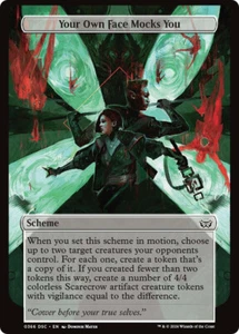 Magic The Gathering Your Own Face Mocks You - Duskmourn: House of Horrors Commander Archenemy - Imagen 1 de 1
