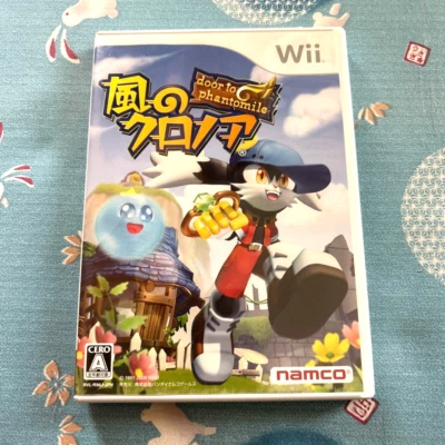 Kaze no Klonoa door to phantomile Nintendo Wii namco Japan Tested - Image 1 of 3