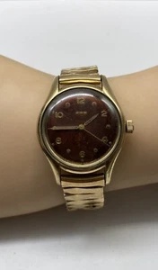 Reloj de pulsera vintage Benrus 3 estrellas de cuerda automática reparado en Suiza - Imagen 1 de 5