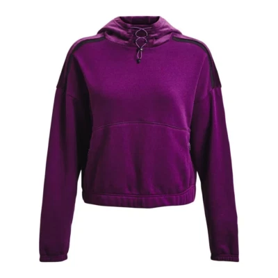 Under Armour UA - Sudadera con capucha polar Journey - Terciopelo - Para mujer - Imagen 1 de 4