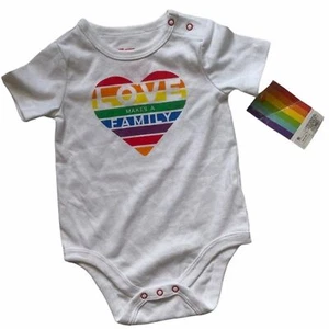 Nuevo Body Unisex Pride Love Makes a Family Talla 6-9 Meses - Imagen 1 de 6