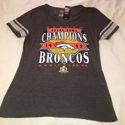 Throw Back 1998 Denver Broncos Super Bowl XXXII женщин Majestic футболка XL новый с Ярлыками - Изображение 1 из 4