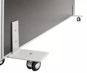 New Pair of Free Standing Feet Including 4 castors to suit Rapid 30mm Panel Scre - Picture 1 of 1