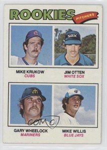 1977 Topps Pitchers Mike Krukow Jim Otten Gary Wheelock Willis #493 Rookie RC