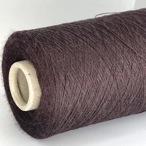 Espresso Brown 100% MERINO WOOL Yarn on Cone 2/28 LACE WEIGHT Hand Machine Knit - Picture 1 of 4