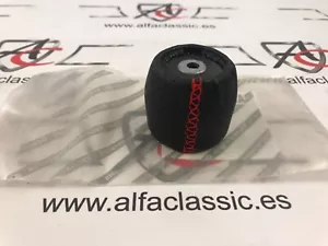 POMO PALANCA CAMBIO ALFA 159 BRERA SPIDER (939) COSTURA ROJA - Imagen 1 de 6
