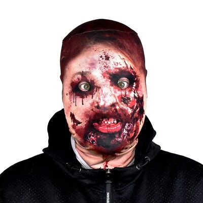 Clearance Zombie V2 Halloween Face Mask | Lycra Fabric Faceskinz | Sale - Image 1 of 4