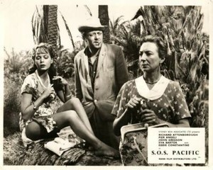 S.O.S. Pacific Original Lobby Card Richard Attenborough Jean Anderson