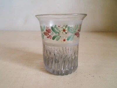 Ancien Verre Normand - Verre émaillé Normand - Art populaire  - Photo 1/4