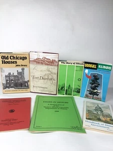 Story Illinois Chicago Houses Handbook Government Oddball Book Lot Vtg - Picture 1 of 12